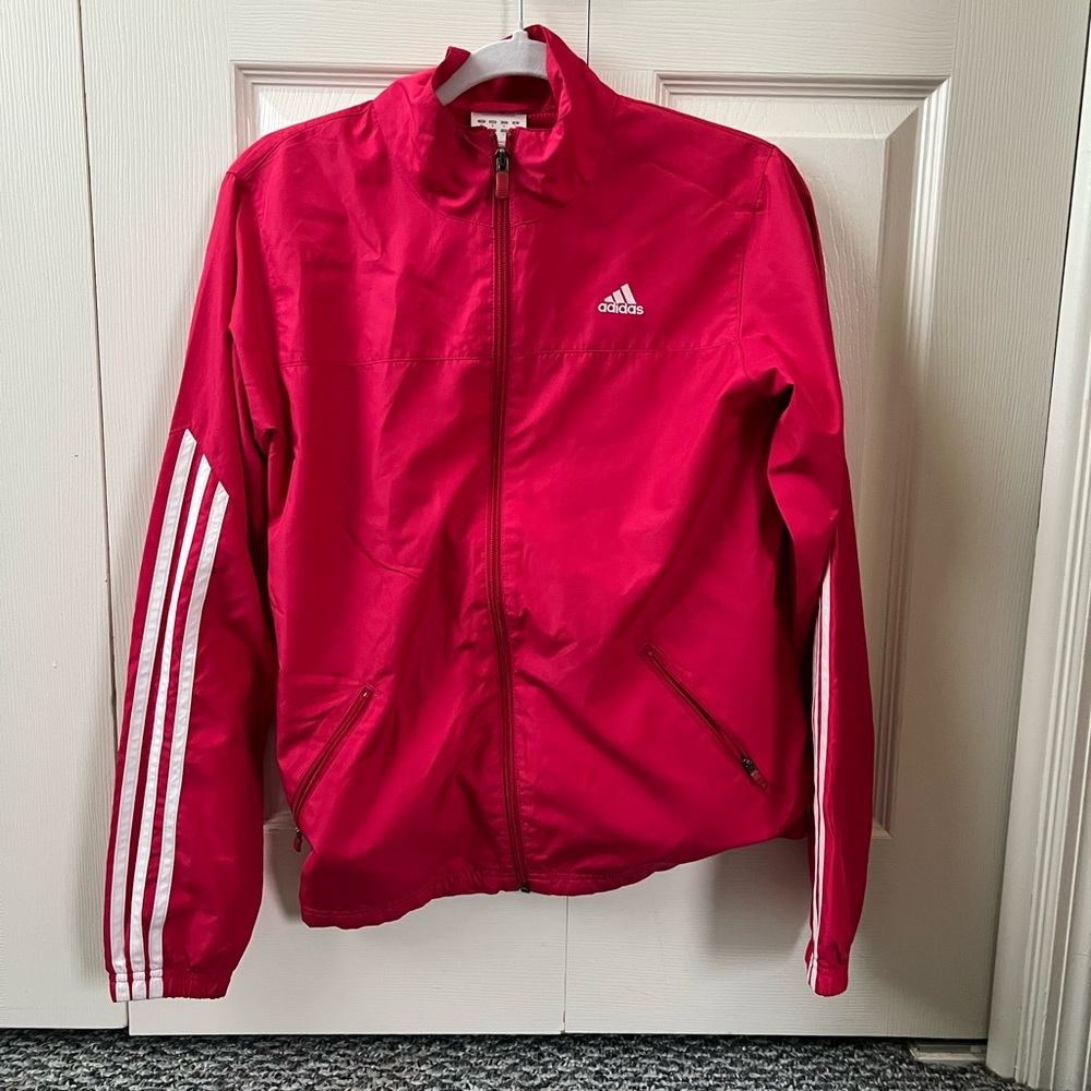 Vintage Adidas Windbreaker Hot Pink